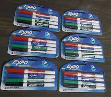 Expo Dry Erase Fine Tip Markers Low Odor Ink Set Of 6 24 Totalnew E1