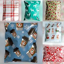 100 Christmas Poly Mailers Plastic Envelopes Shipping Bags Smilemail Designer