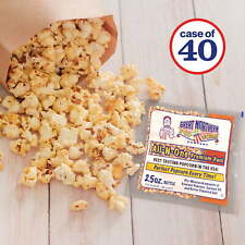 2.5oz Popcorn Packs Pre-measured All-in-one Kernel Salt Oil Packets 40 Case
