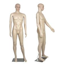 Full Body Male Mannequin Realistic Display Head Turns Dress Form W Base