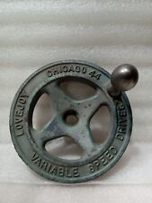 Lovejoy Variable Speed Pulley Replacement 4 58 Cast Iron Handwheel 12 Center