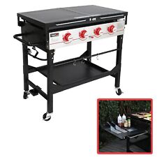 Royal Gourmet 36-inch Gas Griddle 4-burner Flat Top Propane Grill Outdoor Bbq