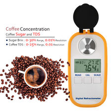 2-in-1 Auto Refractometer Coffee Hydrometer Brix Tds Concentration Meter Tester