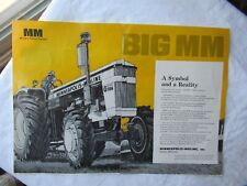 1964 Minneapolis Moline G706 Print Ad And M602 M604 U302 Jet Tractor Specs Data