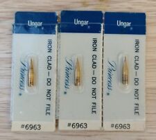 3 Ungar Princess 6963 Soldering Iron Tip Iron Clad Precision Point New Tiplets