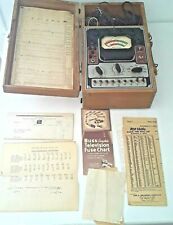  1940 Weston Model 777 Type 1 Tube And Battery Tester Checker Case
