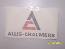 Allis Chalmers Garden Tractor 620-720 Others Rear Of Seat Decal