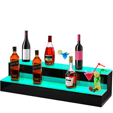 Vevor Led Lighted Liquor Bottle Display Shelf Led Bar Bottle Display 40 2-step