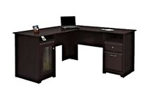 Executive L Shaped Office Desk Computer Corner Shape Furniture Workstation Home