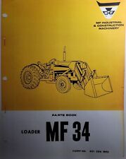 Massey Ferguson Tractor Mf 34 Front End Bucket Loader Parts Catalog Manual