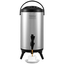 Vevor 2.4 Gallon Insulated Hot And Cold Beverage Coffee Drink Dispenser Server
