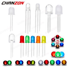 3mm 5mm 8mm 10mm Led Diode Piranha Bicolor Tricolor Clear Diffused Kit Flash Diy