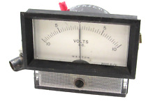 Analog Panel Mount Meter Vintage Weston Volts D.c. Model 1924  1964 Zx -20