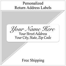 Return Address Labels Personalized Printed 34 X 2 14 Script