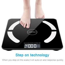 Digital Weight Scale 396lb Lcd Display Bathroom Obtain Body Fat Analysis