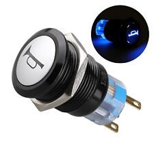 Usa 12v 19mm Momentary Led Marine Car Stainless Horn Push Button Light Switch
