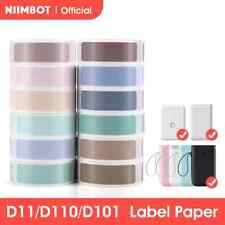 Niimbot D110 D11 D101 Mini Thermal Label Printer Paper Waterproof Anti-oil