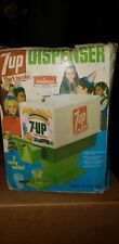 Vintage 1970s 7up Soda Fountain Dispenser By Chilton Toys With Box 3 Glasses