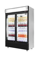 Fricool 51 Glass Door Merchandiser Refrigerator Beverage Cooler Swing Door New