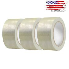 3 Rolls Carton Sealing Packaging Packing Clear Tape 2 Mil 2 X 55 Yard 165 Ft