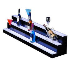 24-60 Acrylic Led Lighted Bar Shelf Liquor Bottle Display Stand Wine Racks