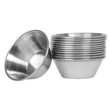 144 Pack 1.5 Oz Stainless Steel Sauce Cups Condiment Cups Ramekins
