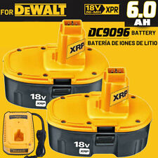 2pack 18 Volt Xrp 6.0ah Battery For Dewalt Dc9096-2 Dc9098 Dc9099 Dc9096charger