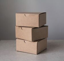 Natural Kraft Tuck Top Gift Box 4x4x2 Set Of 10 Wedding Party And Favor Boxes