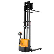 Apollolift Powered Lift Stacker 3300lb Full Electric Walkie Straddle Stacker 98