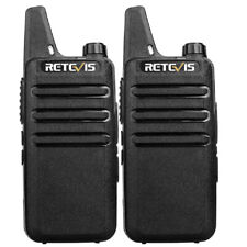 Retevis Rt22 Uhf Walkie Talkies Two Way Radio 2w Ctcssdcs Vox For Family 2pack