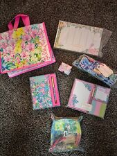 Lilly Pulitzer Desk Set Accessories Lot Of 7 New