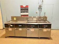 Giles Hd Commercial 3 Banks Electric 480v 3ph Fryers Wauto Lift Dumster