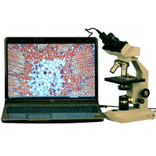 Amscope 2000x Vet High Power Binocular Microscope Usb Digital Camera
