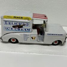 Vintage 1960 Tin Friction Delicious Ice Cream Truck Japan.