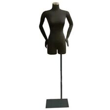 Female Pinnable Black Dress Form With Movable Arms New Condition Open Box