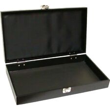 New Lock Black Jewelry Display Organize Travel Case Box Usa