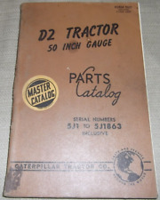 Cat Caterpillar D2 Crawler Tractor Dozer Parts Manual Book Sn 5j1-863