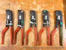 Lot Of 5 Used Thomas Betts Wt-211-14 Hand Crimpers Free Shipping