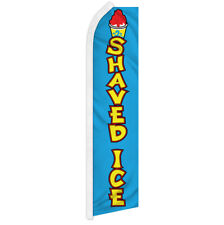 Shaved Ice Swooper Flag Advertising Feather Flag Concessions Snow Cone Hawaiian