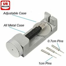 Metal Adjustable Watch Band Strap Bracelet Link Pin Remover Repair Tool Kit Set2