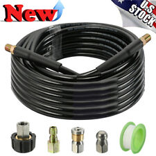 30m Sewer Jetter Nozzle Jet Kit 14m - Npt Drain Cleaning Hose Pressure Washer