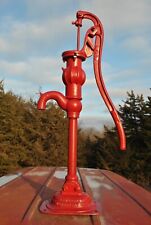 Original Rare Early Red Jacket Mellon Top Cast Iron Hand Water Well Pump Cup