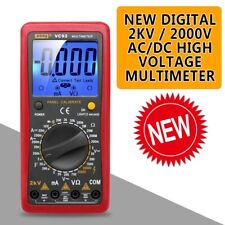 Excellent Digital 2000v Acdc High Voltage Multimeter Voltmeter Tester 2022 New