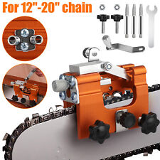 Portable Chainsaw Sharpening Jig Sharpener Kit For 12-20 Chainsaw Electric Saw