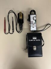 Vintage Square D Wiggy Voltmeter Ue Clamp-on Ampmeter