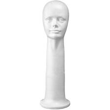 22 Inch Styrofoam Wig Head Mannequins Manikin Stand Style Model Display Wome