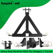 3 Point Trailer Hitch Tow Drawbar 2 Adapter Attach For Category 1 Tractor