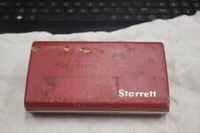 Starrett 711 Last Word Dial Test Indicator Set With Accessories Case