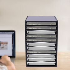 Literature Organizer File Sorter Paper Storage Holder 11 Compartment Removable
