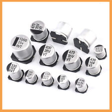 Smd Aluminium Electrolytic Capacitors 6.3v - 50v Different Values Available